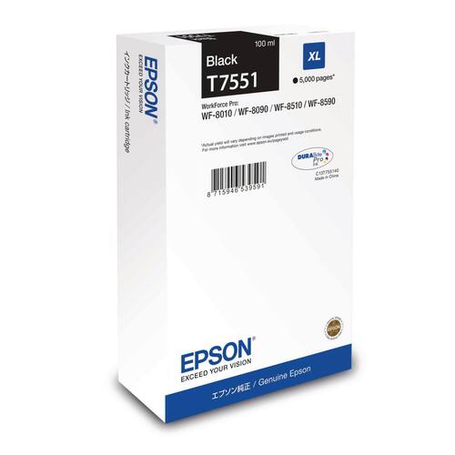 Epson Bläckpatron C13T755140 Svart
