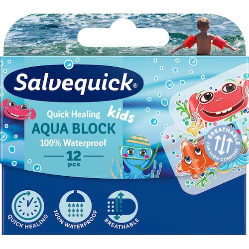 Salvequick Plåster Aqua Block Kids