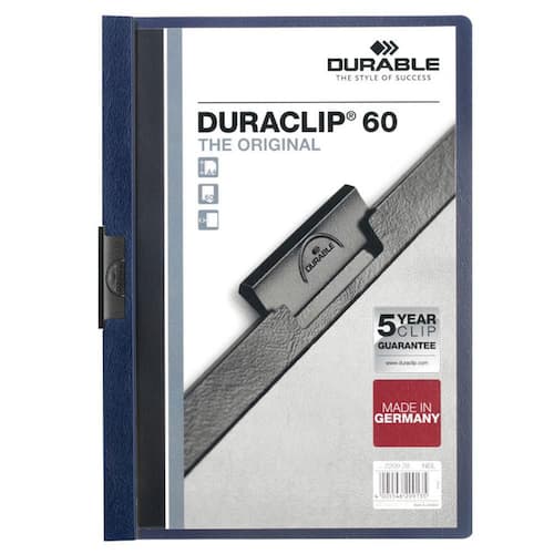 Durable Klämmapp Duraclip 2209 A4 6mm midnattsblå
