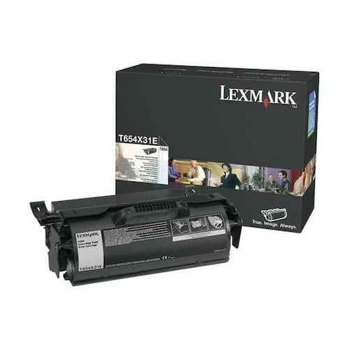 Lexmark Toner svart singelförpackning T654X31E