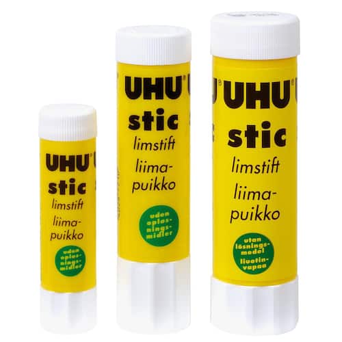 Uhu Limstift utan lösningsmedel tvättbart 8,2 g förpackning med 24