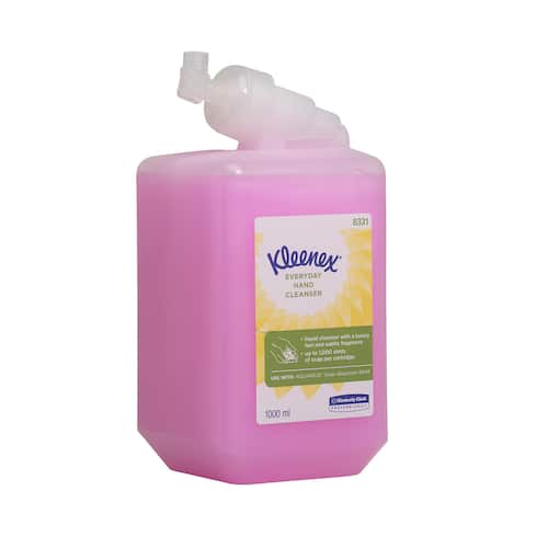 Kleenex® Kassett med flytande handtvål för daglig användning 1l rosa