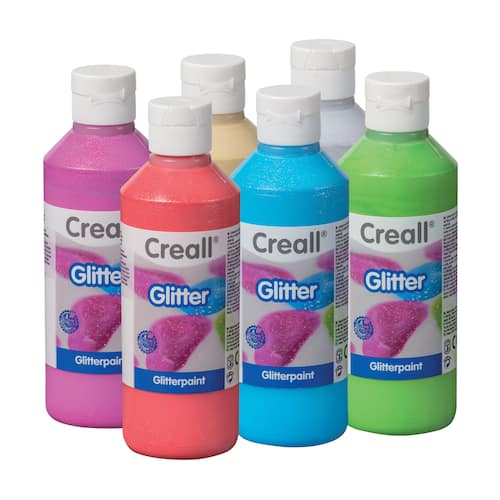 Läs mer om Creall Glitterfärg Creall 6x250ml