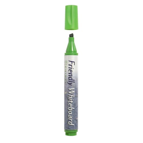 Friendly Whiteboardpenna icke-permanent alkoholbaserat bläck mediumspets grön