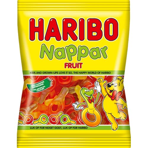 Läs mer om HARIBO Godis HARIBO Fruktnappar 80g