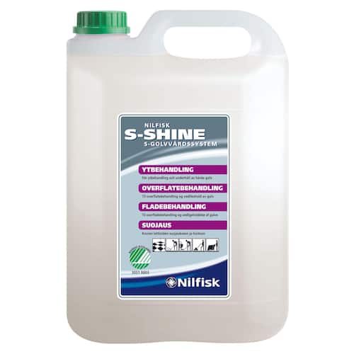 NORDEX Golvunderhåll S-Shine för linoleum- plast- och stengolv 5 l