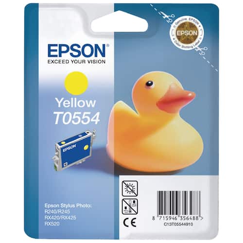 Epson Bläckpatron T0554 C13T05544010 Duck gul singelförpackning