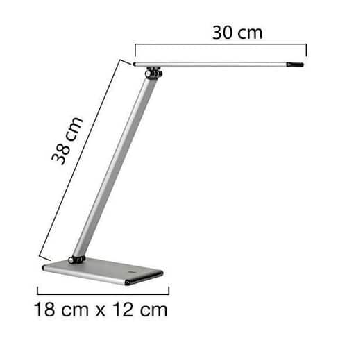 Unilux Lampa Terra Led Metal Grå