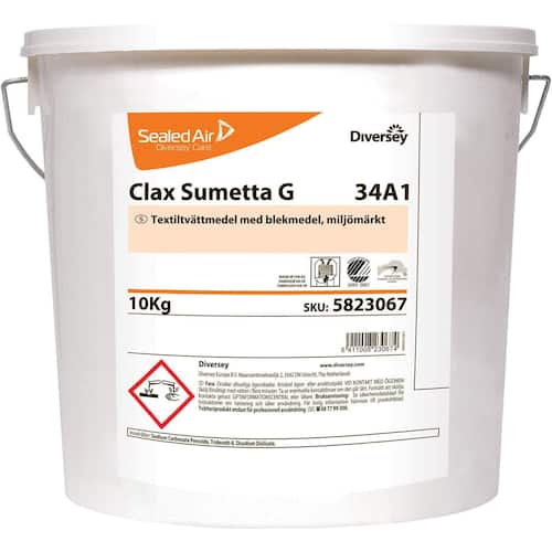 Diversey Tvättmedel Clax Sumetta Free pulver 10 kg