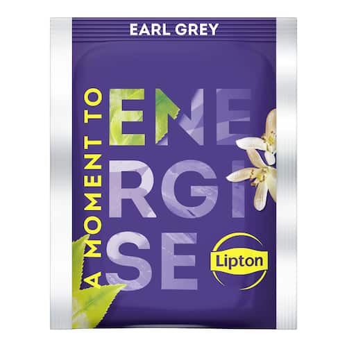 Läs mer om Lipton Te Earl Grey, 25 inslagna tepåsar
