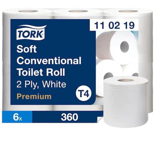 Tork Toalettpapper Premium T4 2-lag vit
