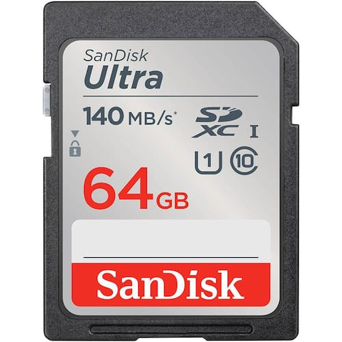 SanDisk Minneskort SDXC Ultra 64GB