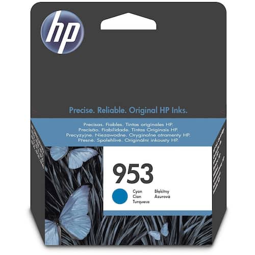 HP Bläckpatron 953 F6U12AE cyan singelförpackning