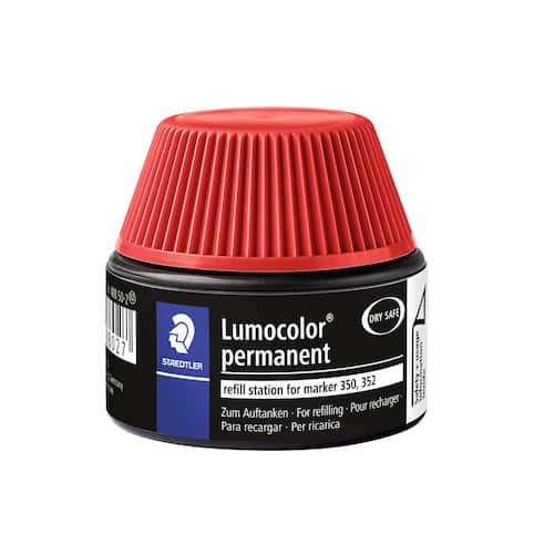 STAEDTLER Lumocolor Refill LUMOCOLOR universal permanent röd