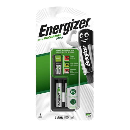 Energizer Batteriladdare Mini + 2xAAA