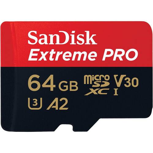 SanDisk Minneskort  MicroSDXC E. Pro 64GB