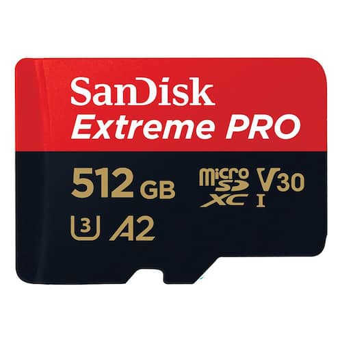 SanDisk Minneskort  MicroSDXC E. Pro512GB