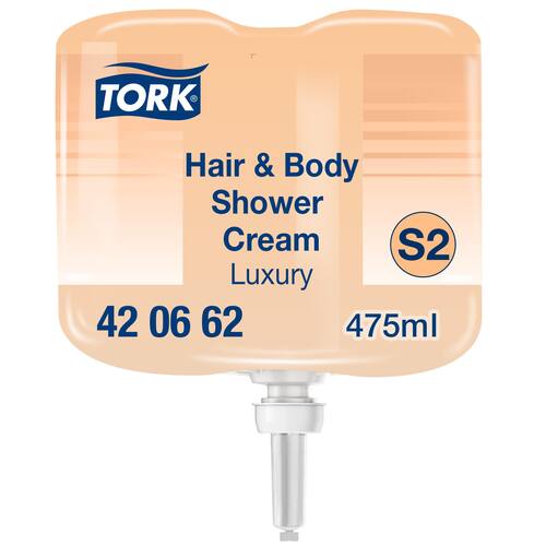 Läs mer om Tork Duschcreme S2 Luxury Hair&Body Mini 475ml