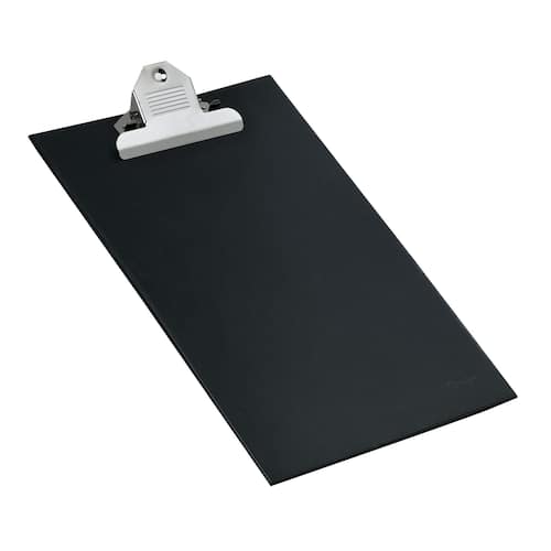 Bantex Skrivplatta jumboclip 36×22 svart