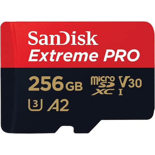 SanDisk Minneskort  MicroSDXC E. Pro256GB