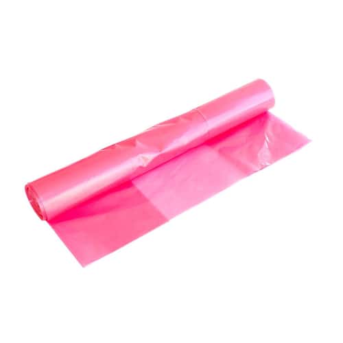 Staples Plastsäck ESD LDPE 125l 50my rosa