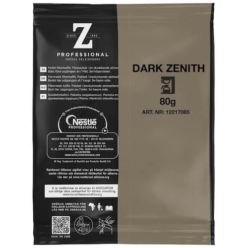 ZOEGAS Kaffe Dark Zenith 60x80g