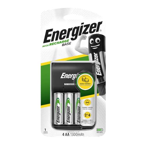 Energizer Batteriladdare Base + 4xAA