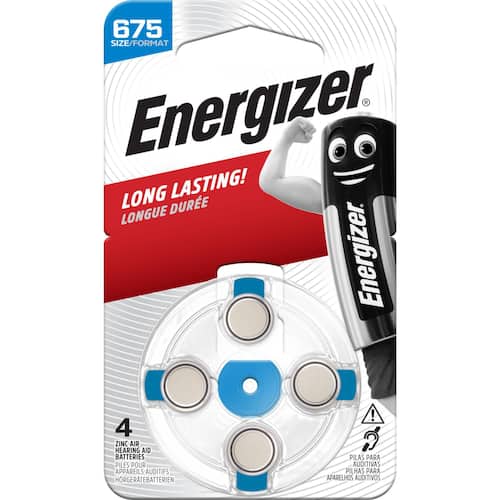 Energizer Batteri 675 zinkluft AZ675 1,4 V