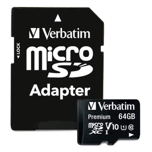 Verbatim Minneskort Micro SDXC 64GB CL10