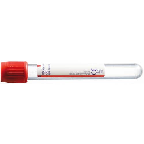 BD™ Hemogardrör röd 7/6ml serum