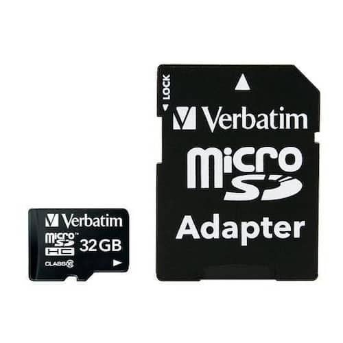 Verbatim Minneskort Micro SDHC 32GB CL10