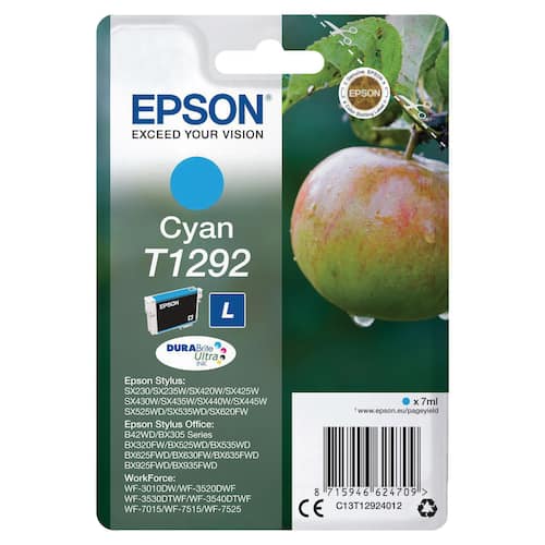 Epson Bläckpatron C13T1292401 Cyan