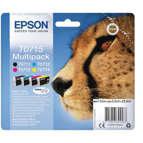 Epson Bläckpatron C13T07154012 multipack