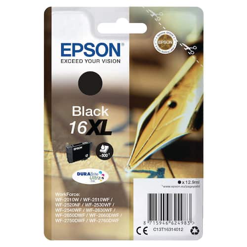 Epson Bläckpatron C13T16314012 Svart