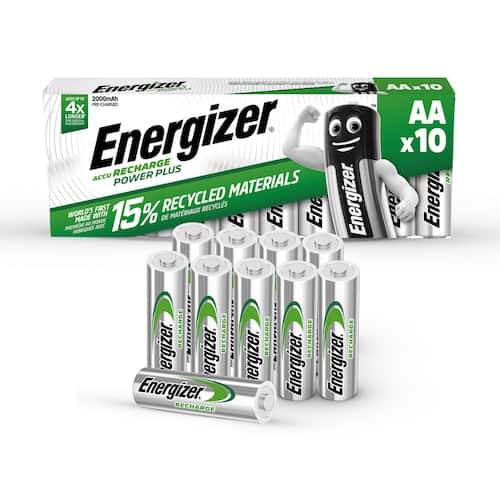 Energizer Batteri laddningsbara Power Plus AA