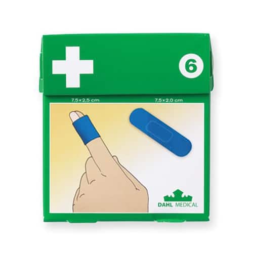 Dahl Medical Plåster plast blå detectable Nr.6