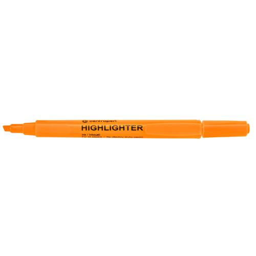 CENTROPEN Överstrykningspenna Focus med rund pennkropp snedskuren spets 1–4 mm orange