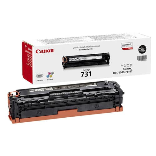 Canon Toner 731 BK svart singelförpackning 6272B002