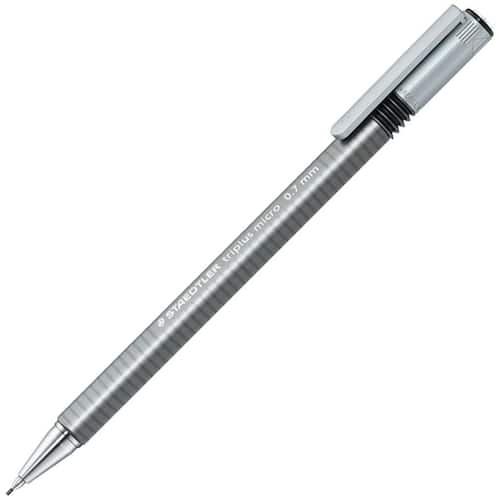 Staedtler Stiftpenna Triplus Micro 0,7 mm B-stift grå pennkropp