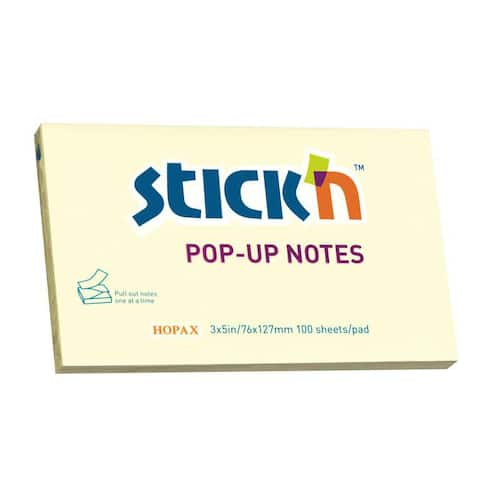 Stick’N Notes STICK`N Z-block 76x127mm gul
