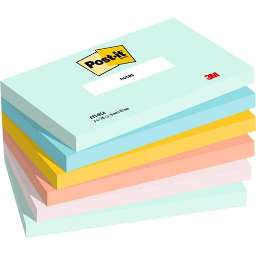 Läs mer om Post-it® Notes Z-Notes SuperSticky 76x76mm 6 färger