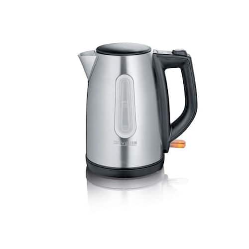 Severin Vattenkokare 1L 2200W bo.stål/svart