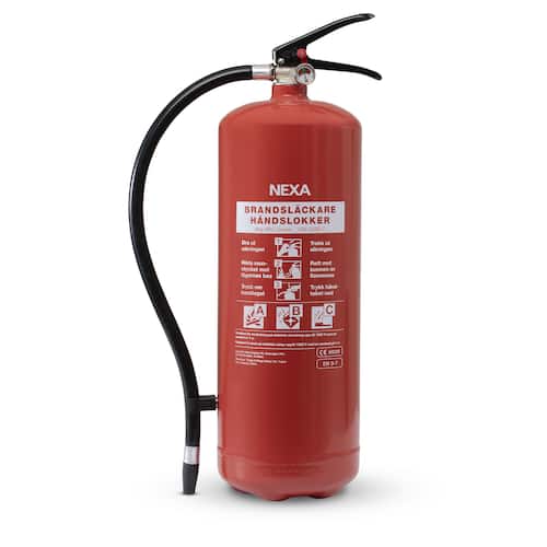 NEXA Brandsläckare pulver 6kg röd 43A 233B C