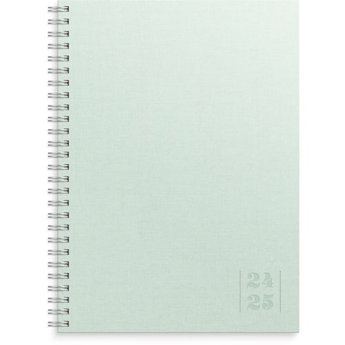 Burde Kalender Study Textile grön A5 24/25