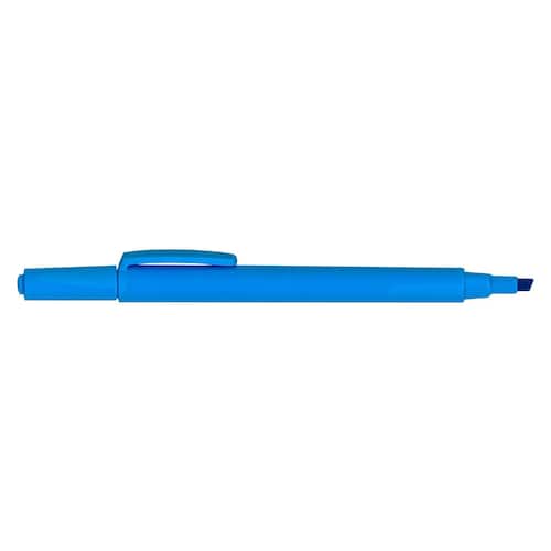 CENTROPEN Överstrykningspenna Focus med rund pennkropp snedskuren spets 1–4 mm blå