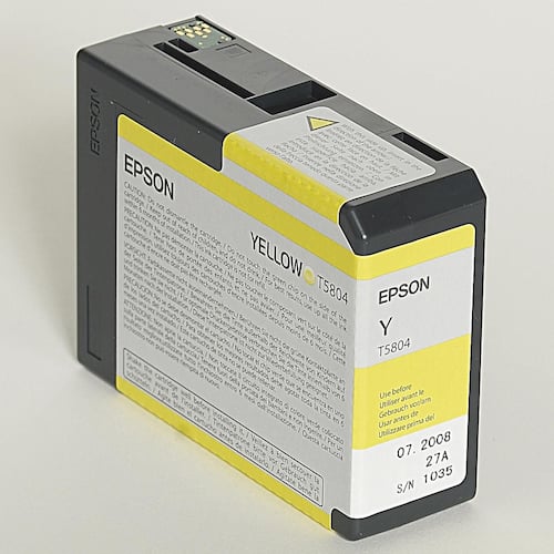 Epson Bläckpatron T5804 UltraChrome gul singelförpackning C13T580400