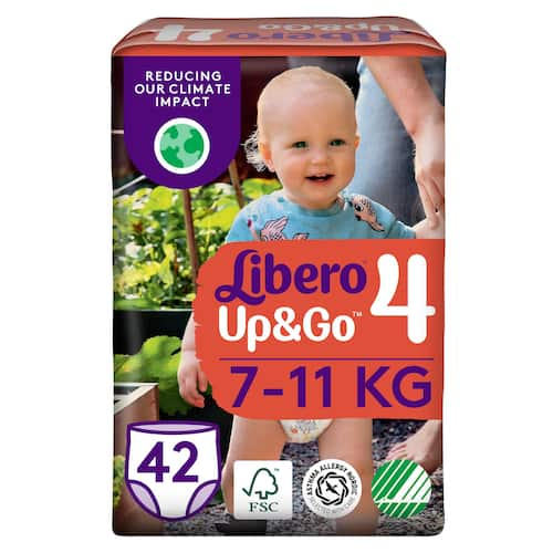 Läs mer om Libero Blöja Up&Go S4 7-11kg