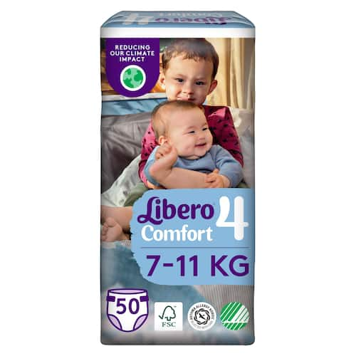 Libero Blöja Comfort S4 7-11kg