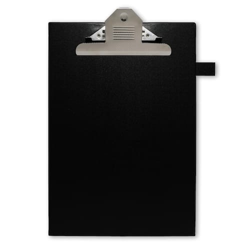 Skrivplatta för A4-format med Max-clip 250 ark svart