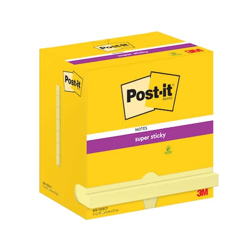 Post-it® Notes SuperSticky 76x127mm gul